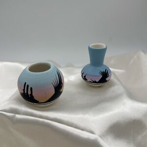 Miniature Navajo style signed pottery “Yanite’